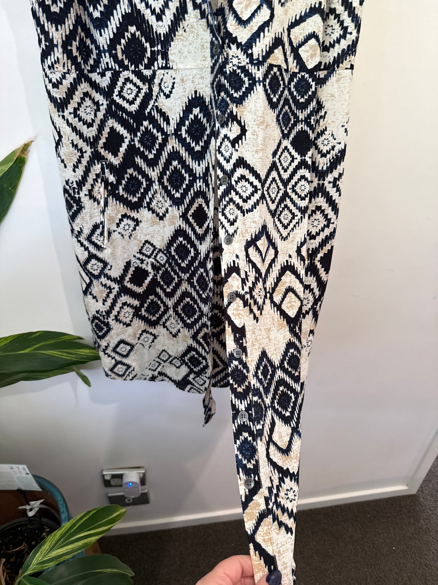 Suzannegrae Sleeveless Shirtdress Size M