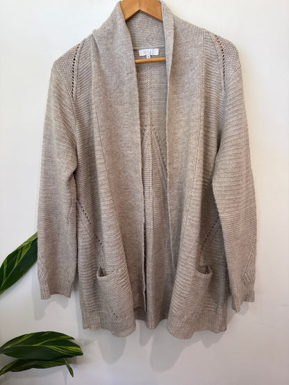 Ella J Open-front Knit Cardigan Size 14