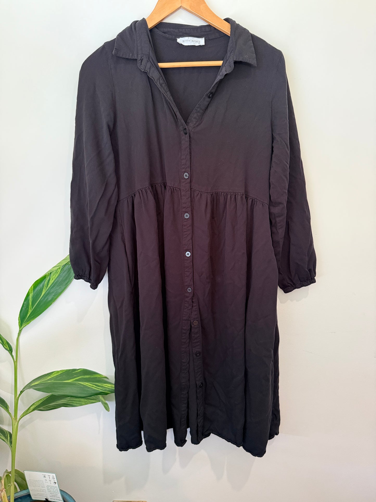Betty Basics Shirt Dress Size 10