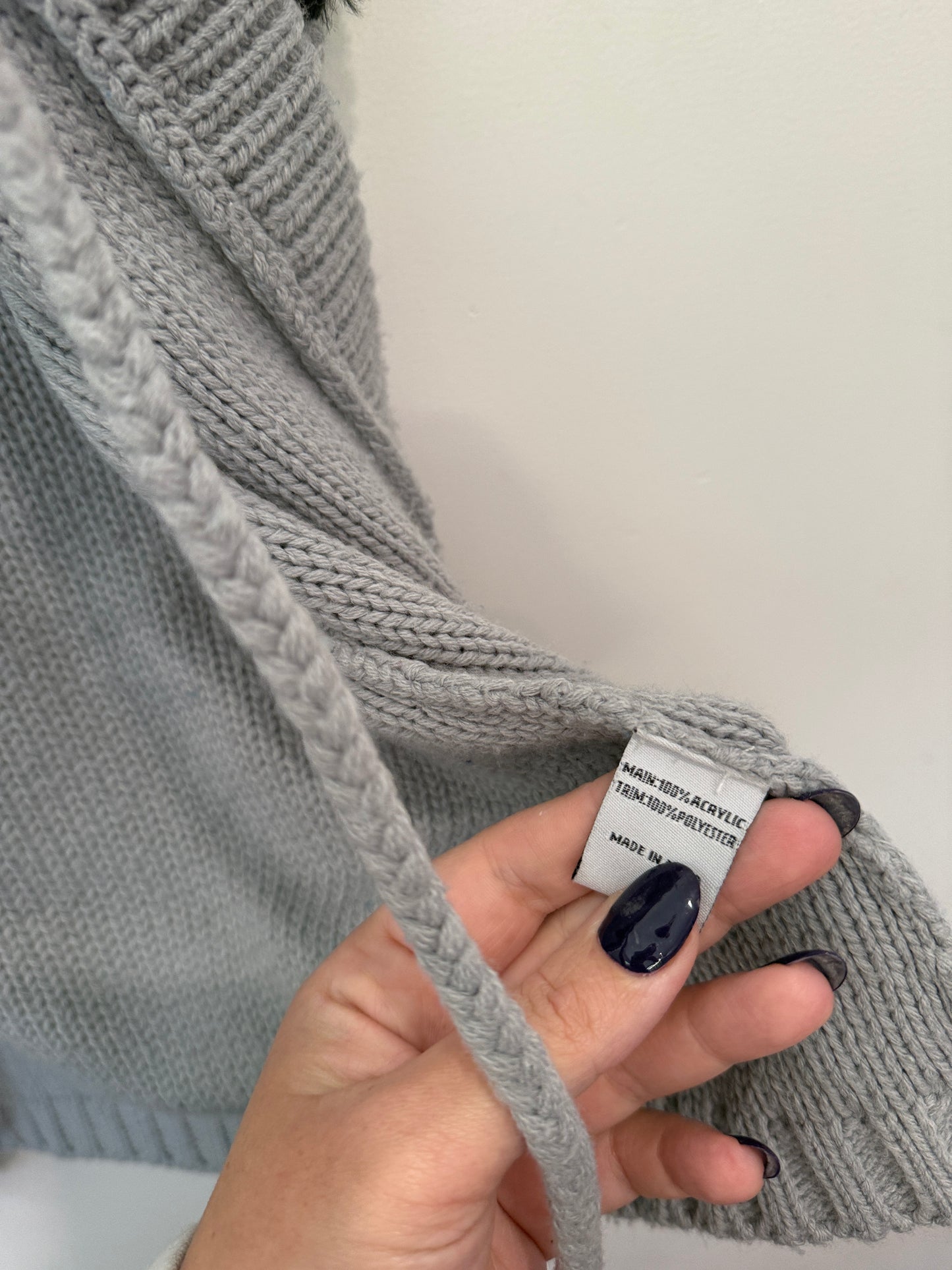 Who's Henri Cardigan Sweater Size L