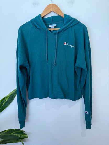 Champion Cropped Hoodie Size XS