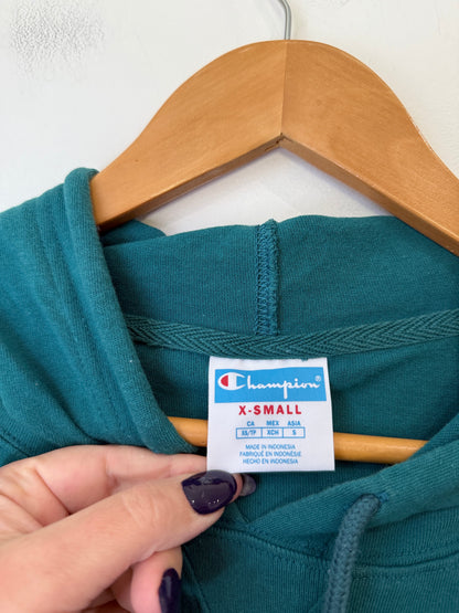 Champion Cropped Hoodie Size XS