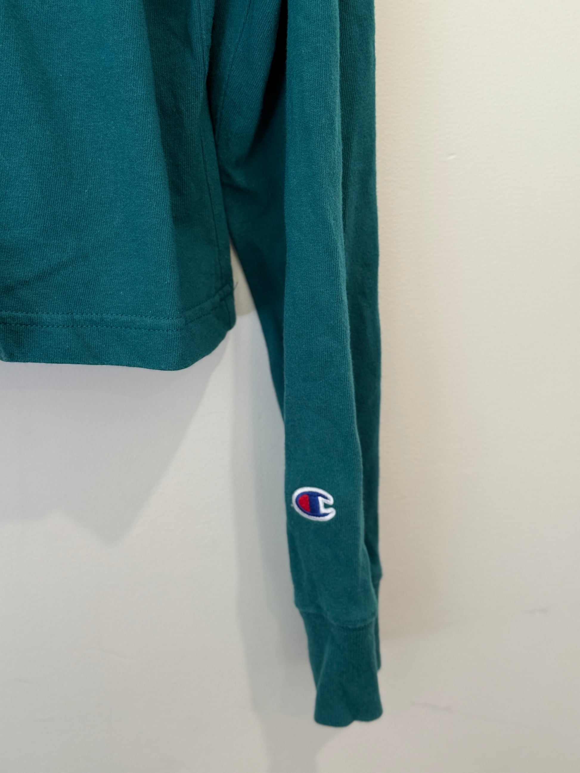 Champion Cropped Hoodie Size XS