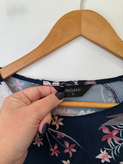 Pagani Floral Top Size 12