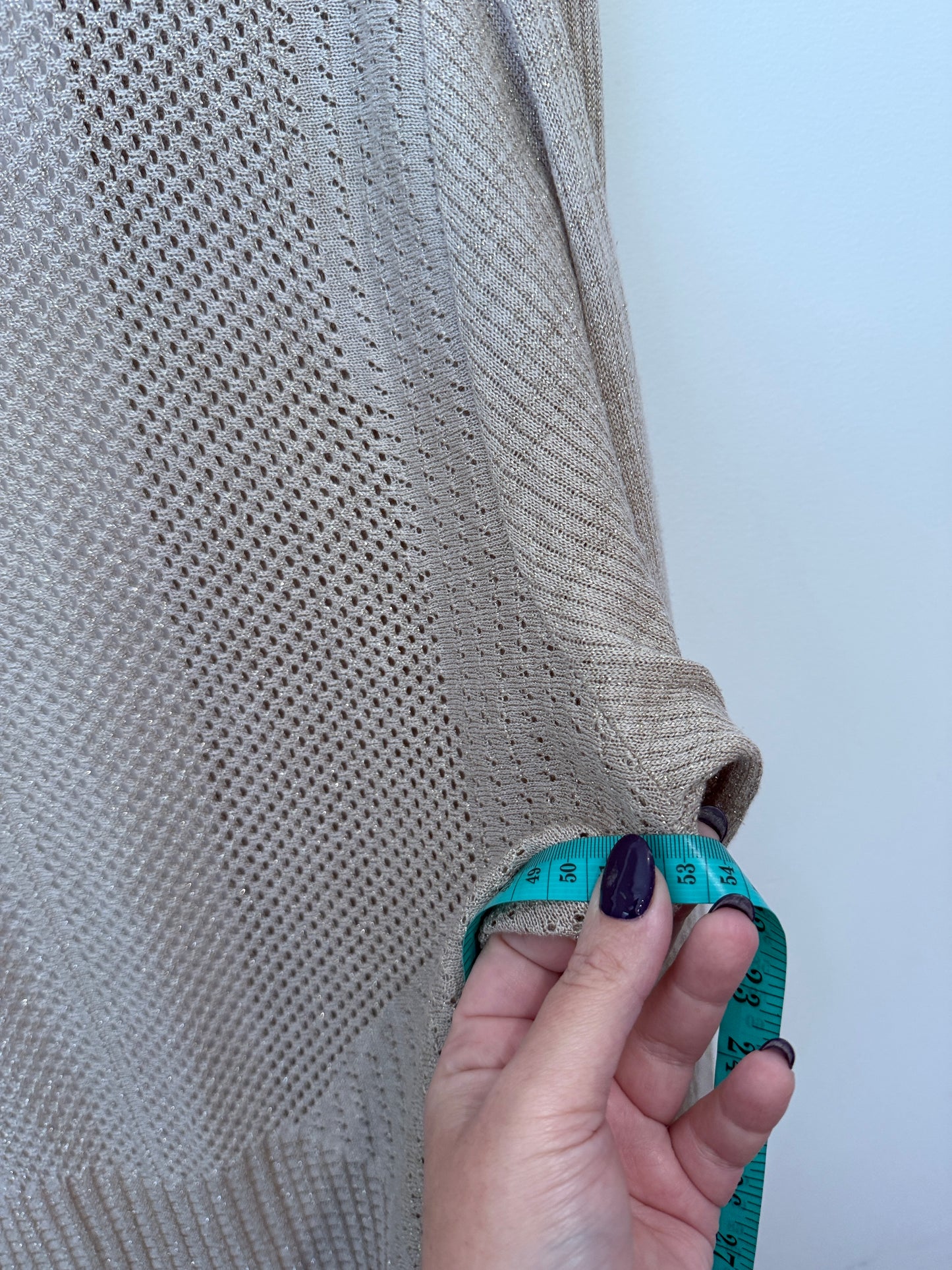 Lowaikiki Ribbed Cardigan Size 3XL | U/Arm to U/Arm 53cm