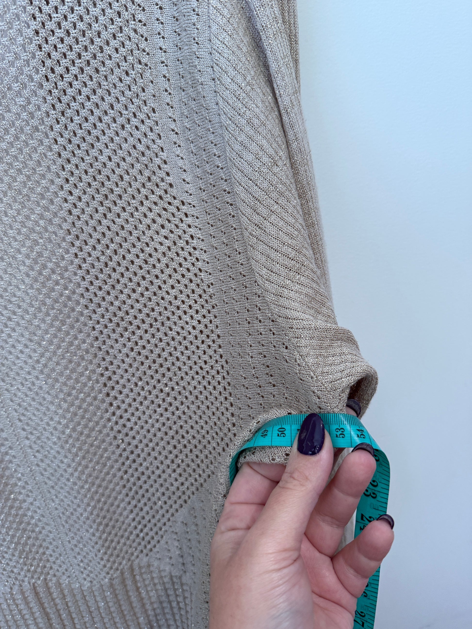 Lowaikiki Ribbed Cardigan Size 3XL | U/Arm to U/Arm 53cm