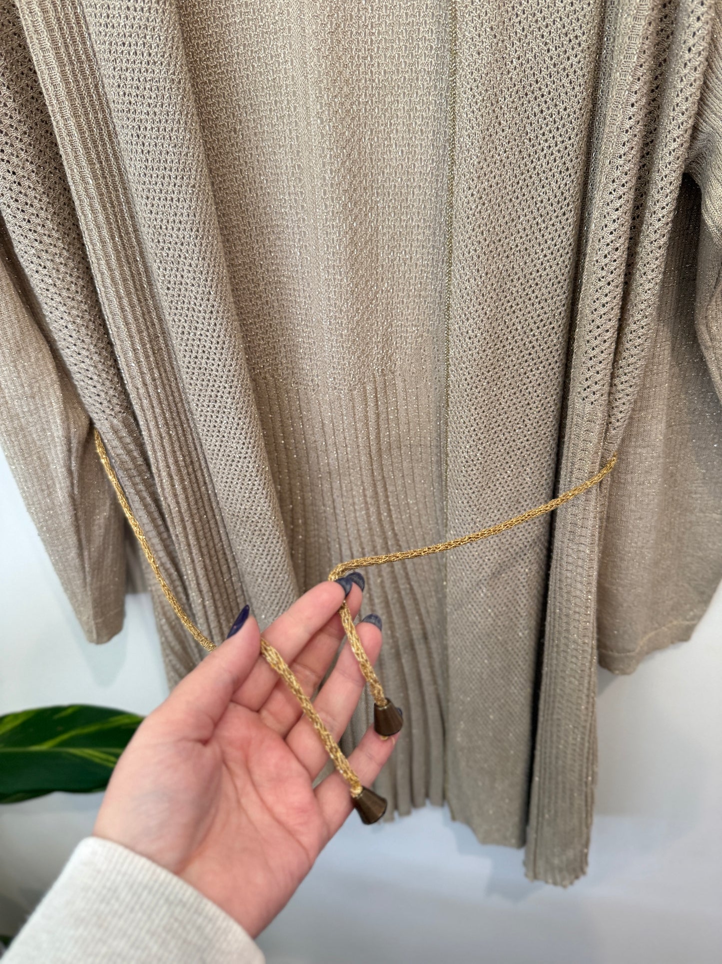 Lowaikiki Ribbed Cardigan Size 3XL | U/Arm to U/Arm 53cm