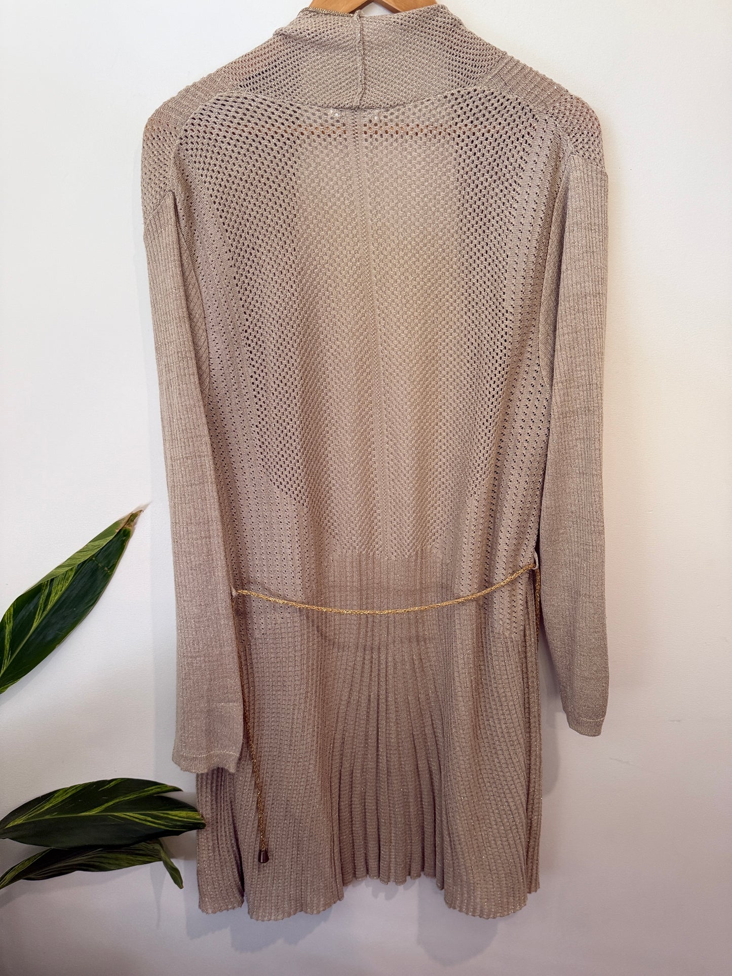 Lowaikiki Ribbed Cardigan Size 3XL | U/Arm to U/Arm 53cm