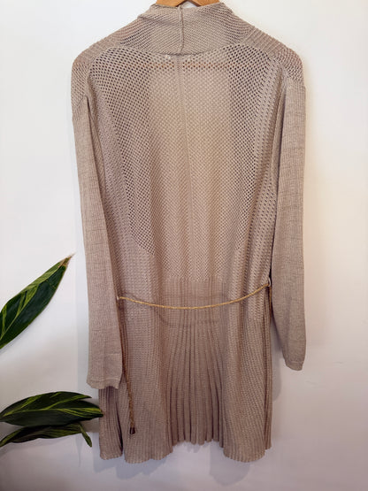 Lowaikiki Ribbed Cardigan Size 3XL | U/Arm to U/Arm 53cm