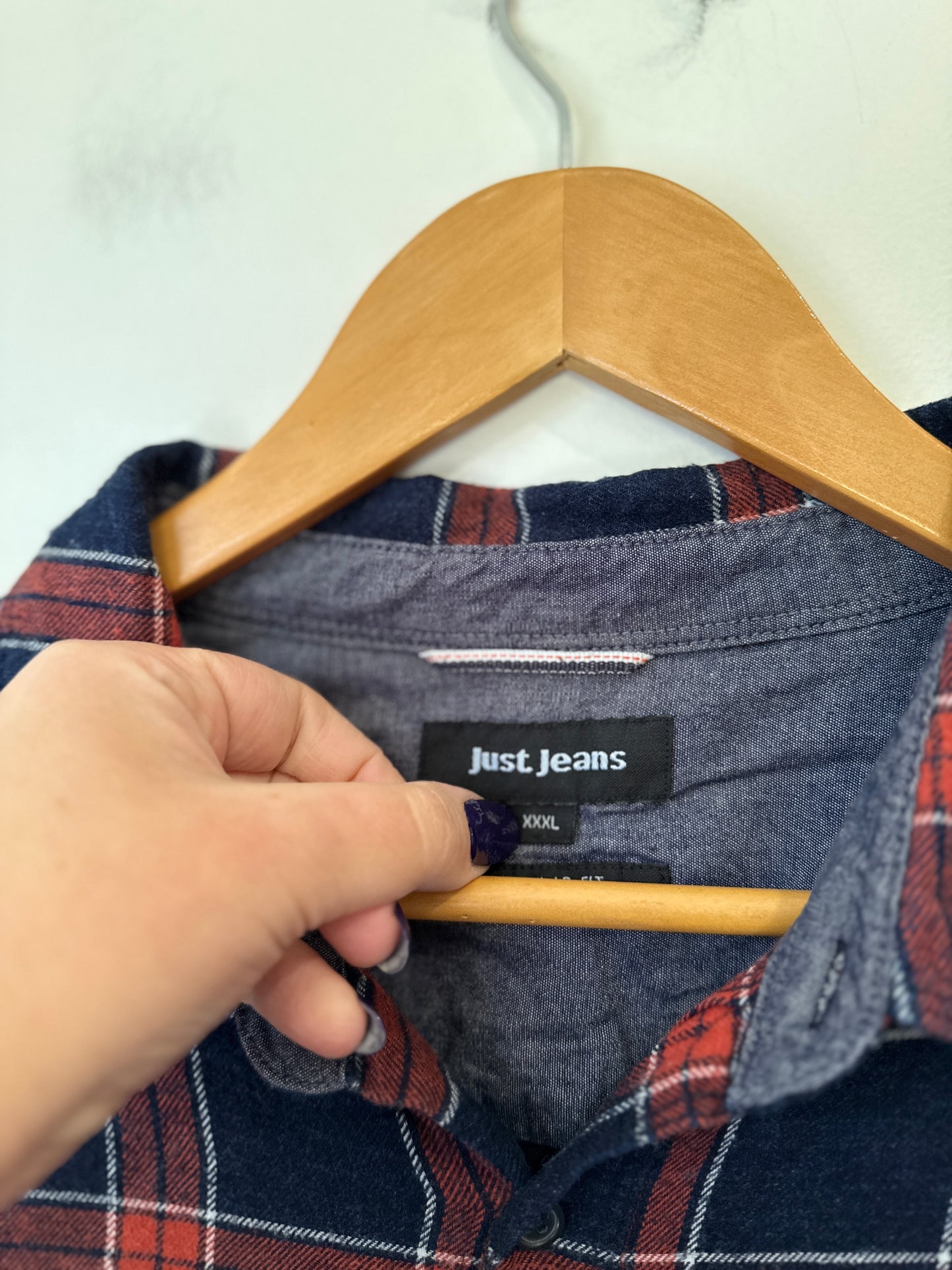 Just Jeans Flannel Shirt Size XXXL