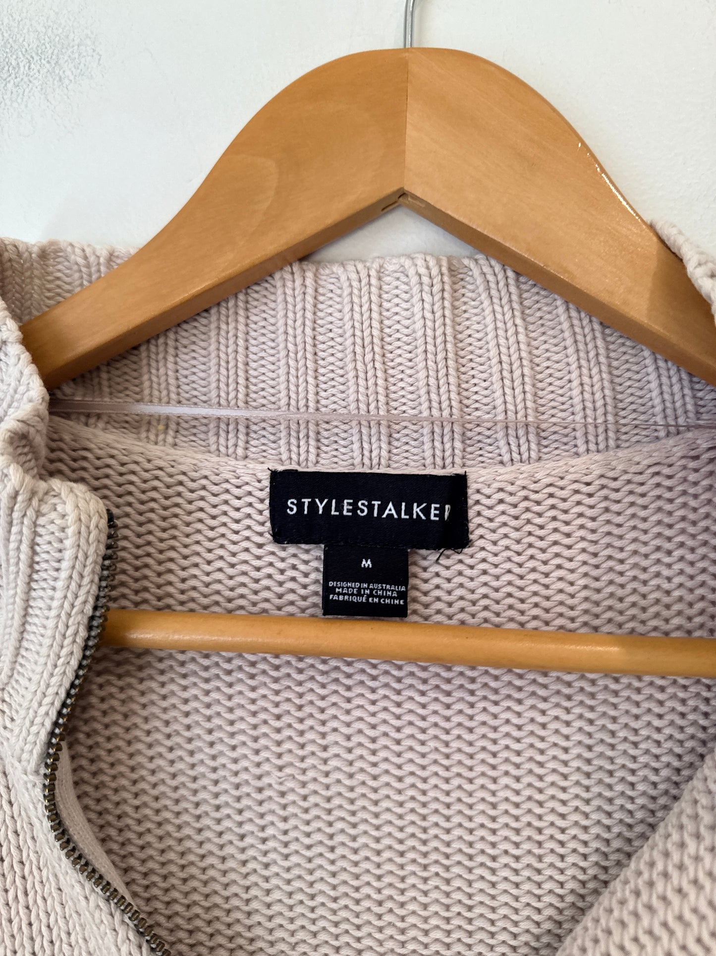 Stylestalker Ribbed Knit Cardigan Size M