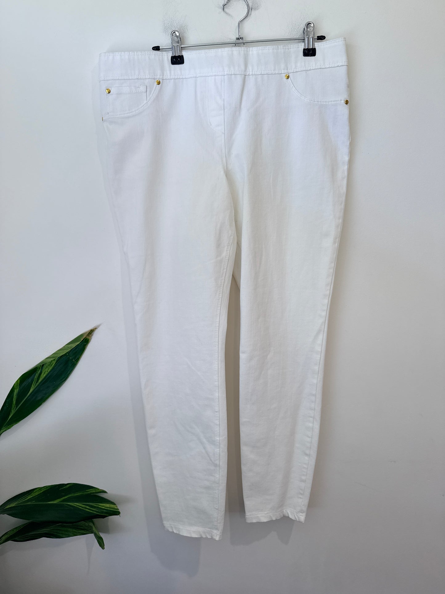 Luxe Denim Skinny Jeans Size L (16-18)