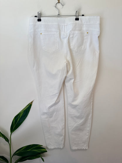 Luxe Denim Skinny Jeans Size L (16-18)