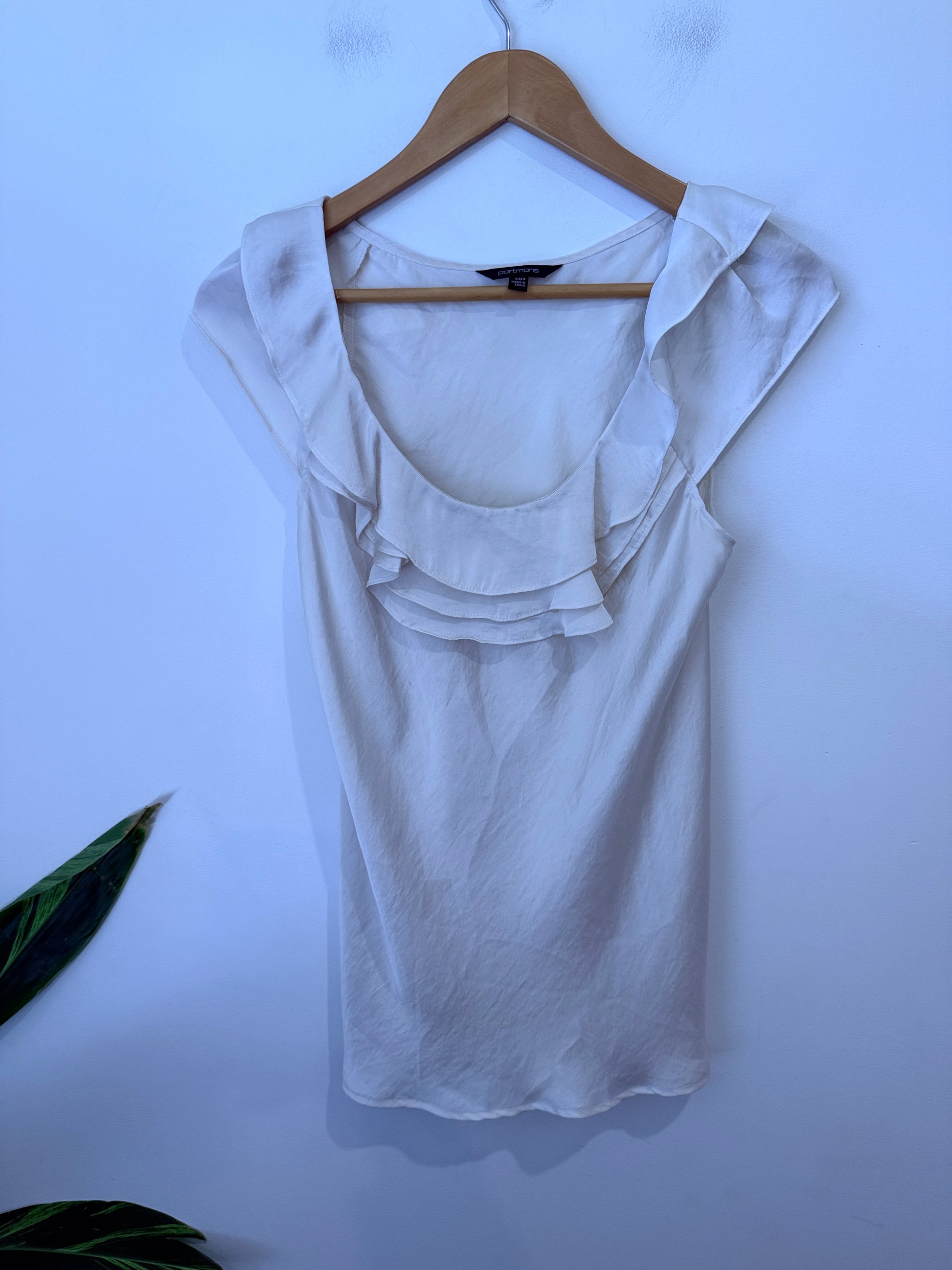 Portmans Sleeveless Top Size 8