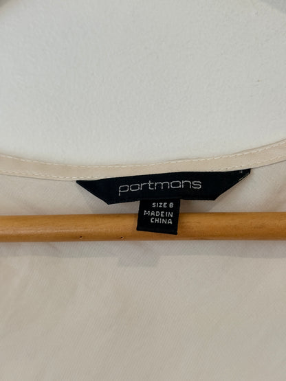 Portmans Sleeveless Top Size 8