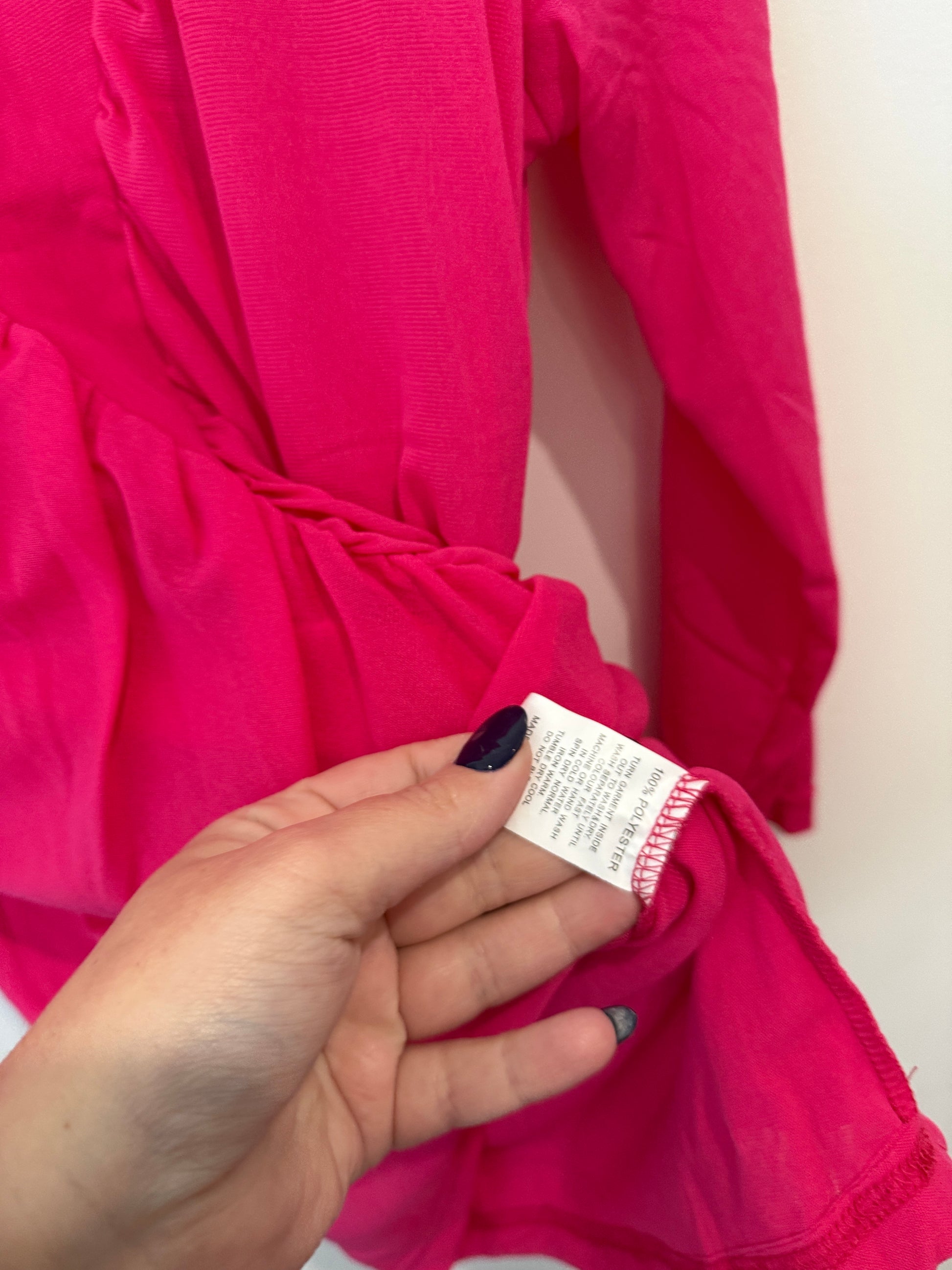 Merric Long-sleeve Ruched Top Size 12