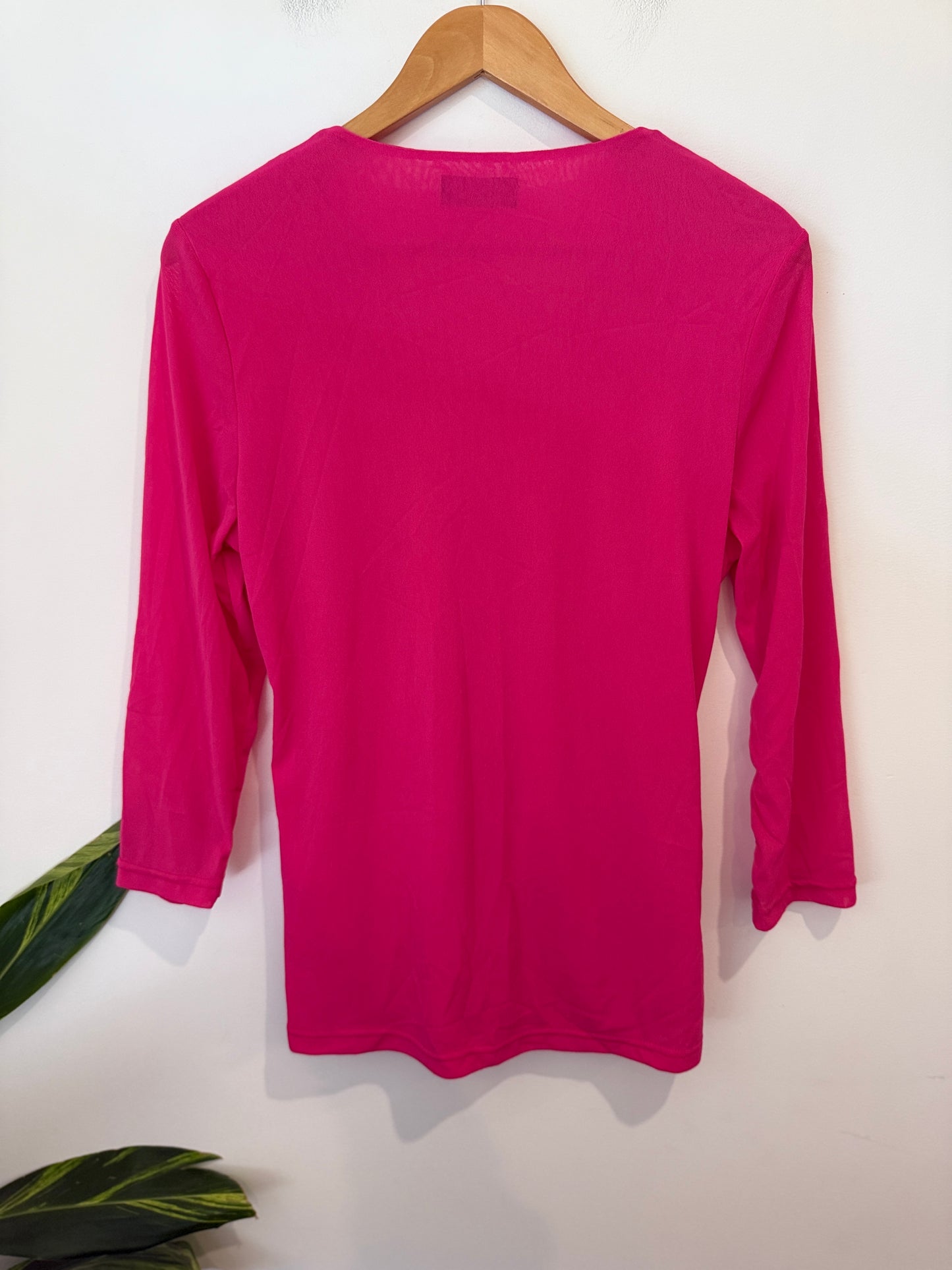 Merric Long-sleeve Ruched Top Size 12