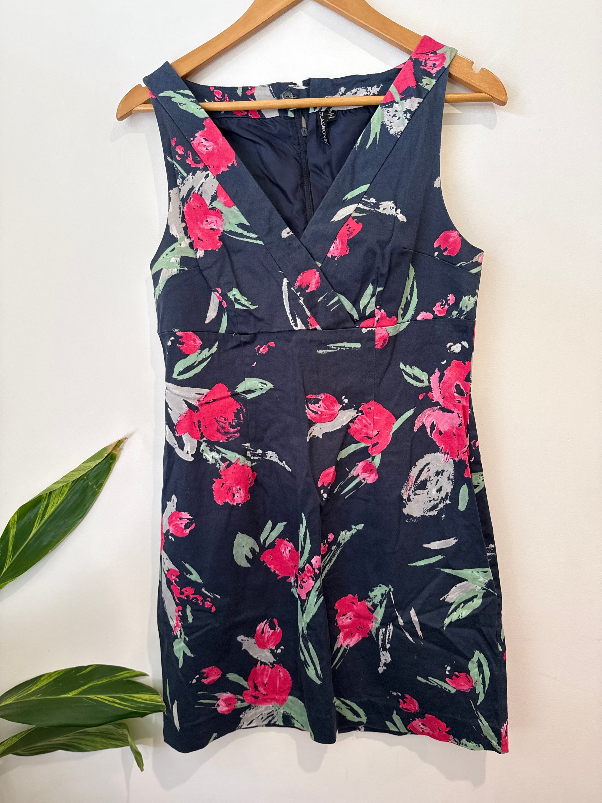 Glassons Sleeveless A-line Dress Size 12