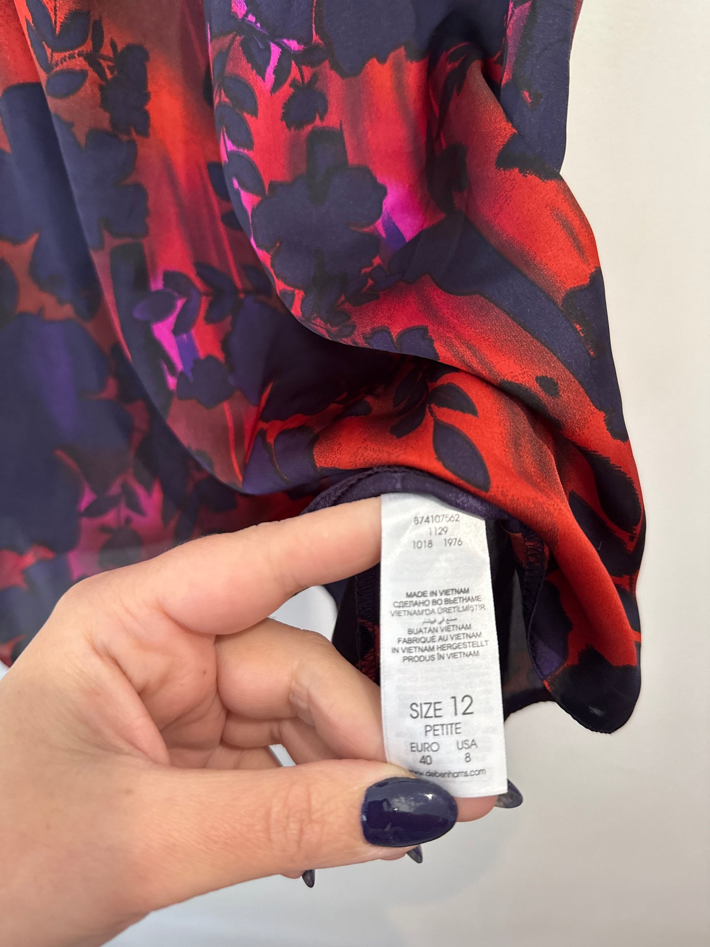 The Petite Collection Flutter-sleeve Shirt Size 12