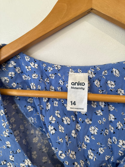 Anko Floral Mini Dress Size 14