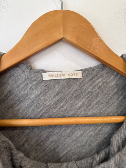Wallace Rose (NZ Made) 3/4 Sleeves Cowl-neck Top Size 12