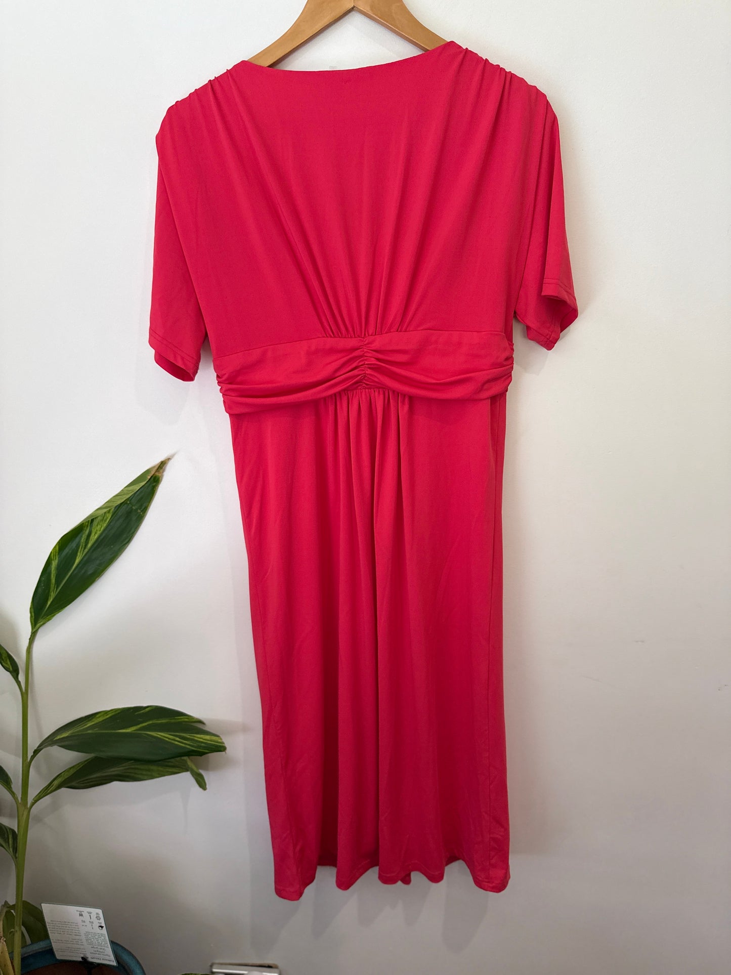 Revue Twist-front Midi Dress Size 12