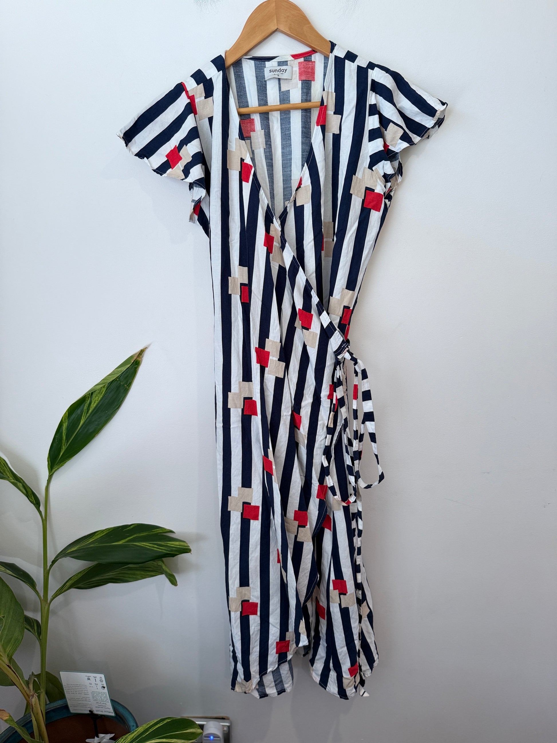 Sunday Wrap Dress Size M | U/Arm to U/Arm 48cm