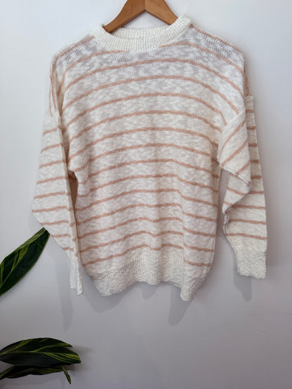 Brand Unknown Stripe Sweater Size L