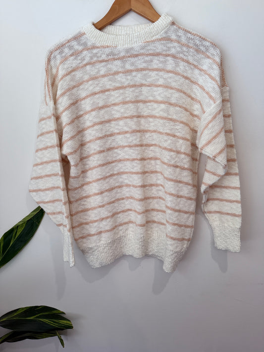 Brand Unknown Stripe Sweater Size L