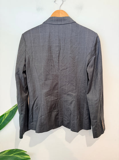Brooksfield Donna Pinstriped Blazer Size 3 | U/Arm to U/Arm 49cm