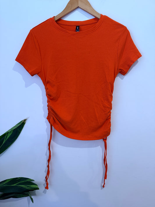 H & H Ribbed Crop Top Size 12
