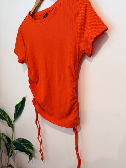 H & H Ribbed Crop Top Size 12