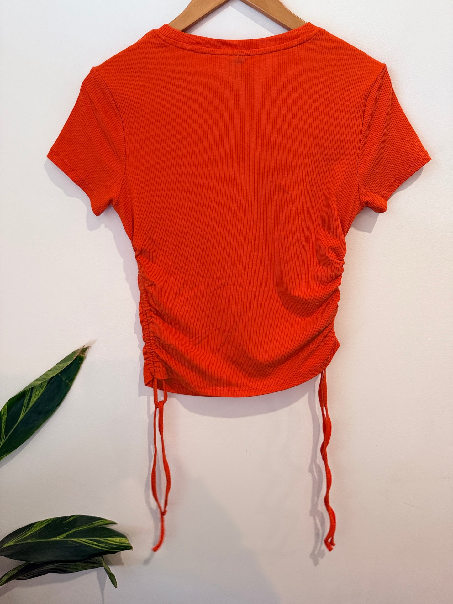 H & H Ribbed Crop Top Size 12