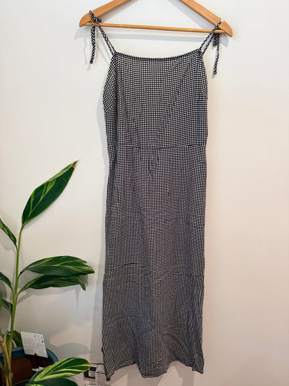 Spirit Gingham Maxi Slip Dress Size 12