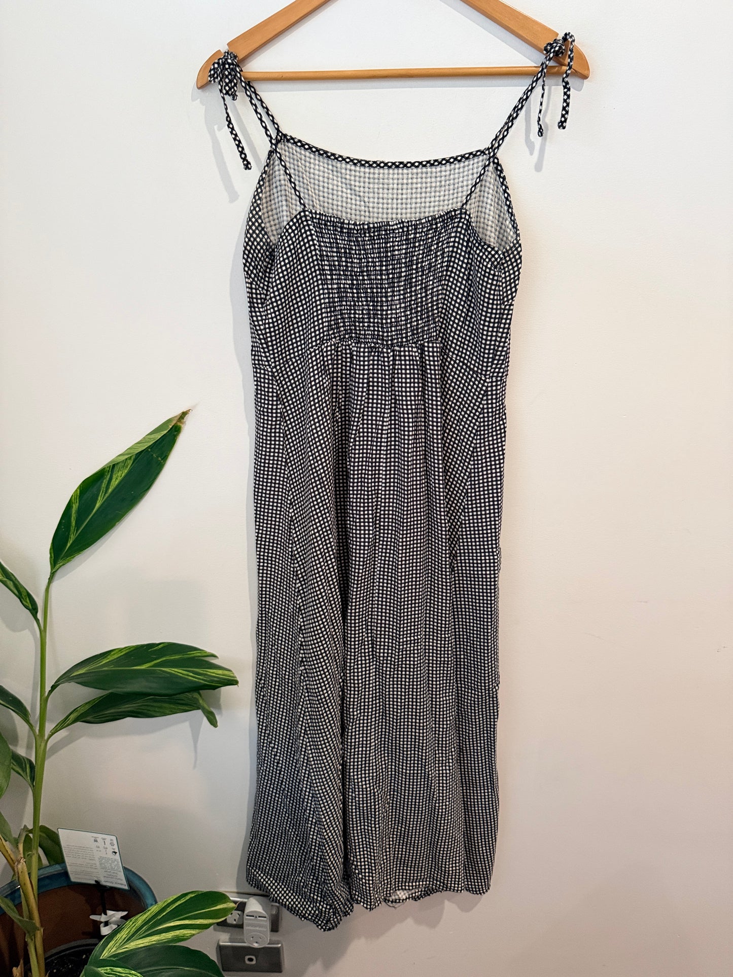 Spirit Gingham Maxi Slip Dress Size 12