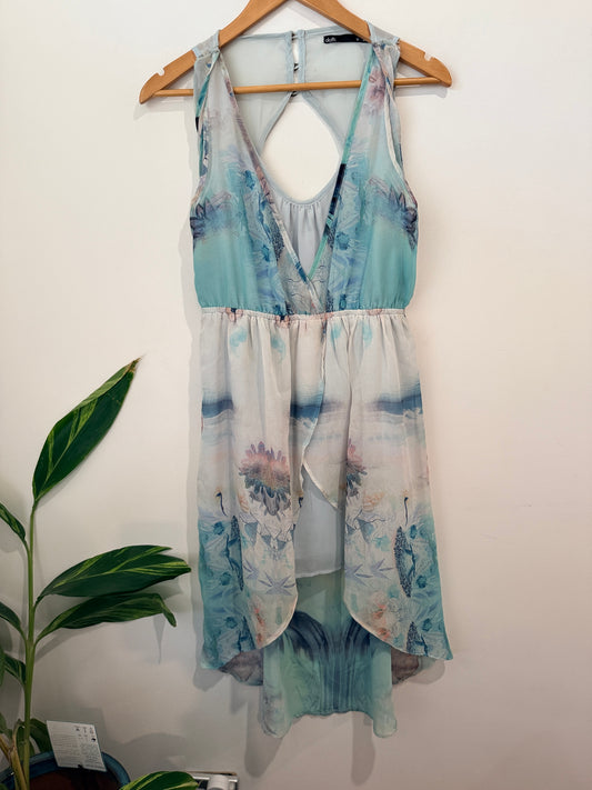 Dotti Halter Chiffon Dress Size 12