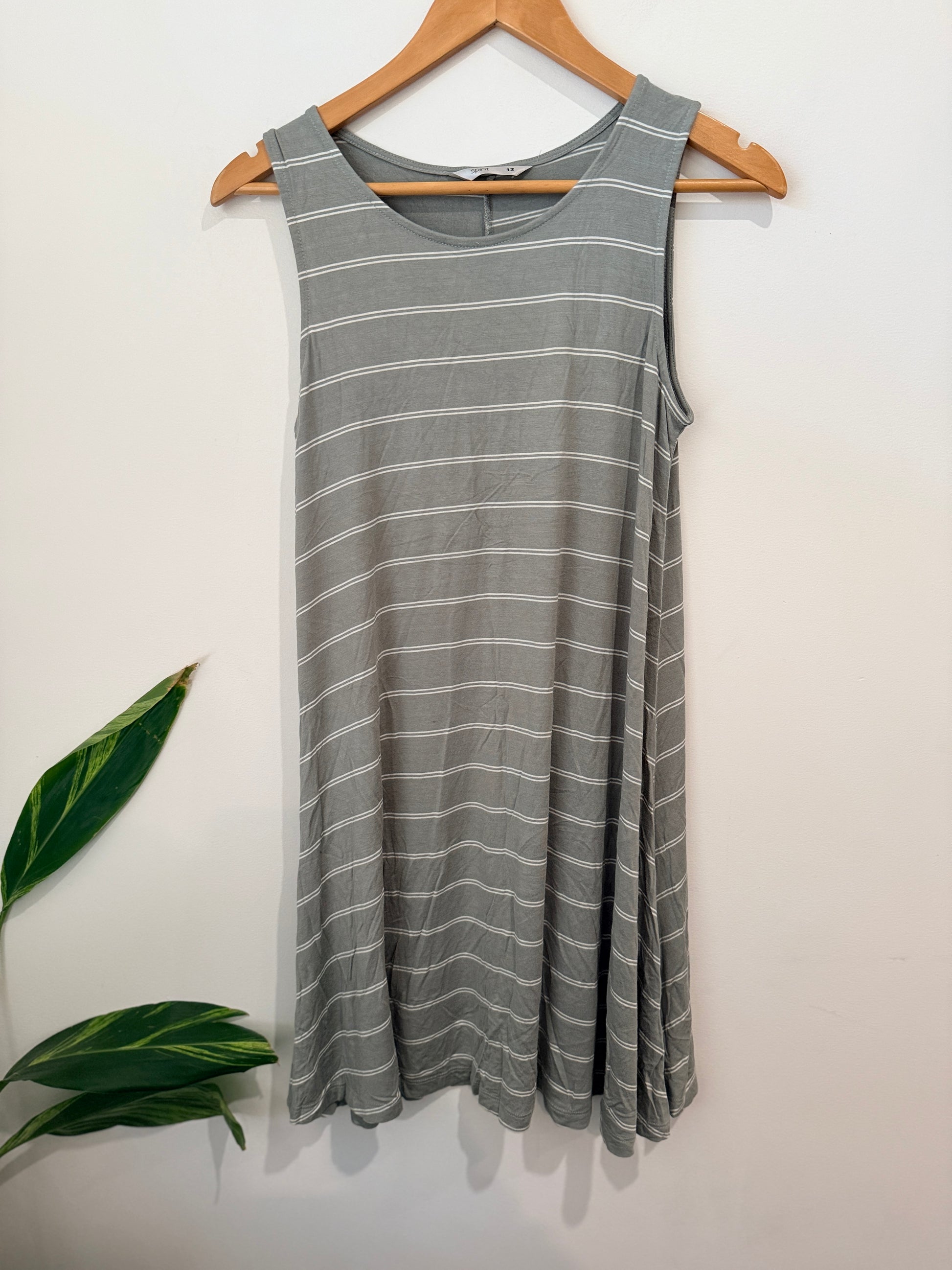 Spirit Striped Tank Dress Size 12