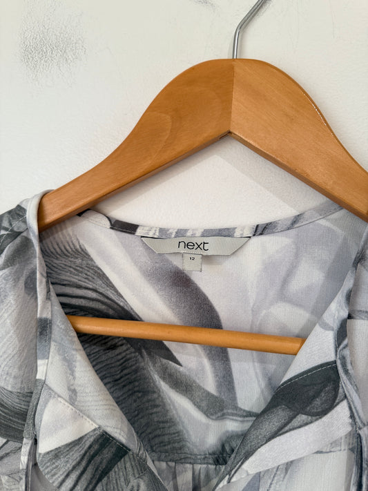 Next Sleeveless Tie-detail Top Size 12