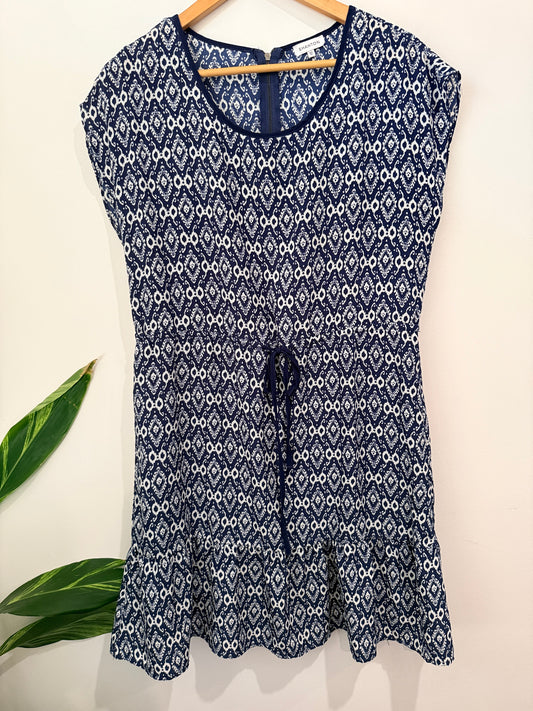 Shanton Patterned Minidress Size 12