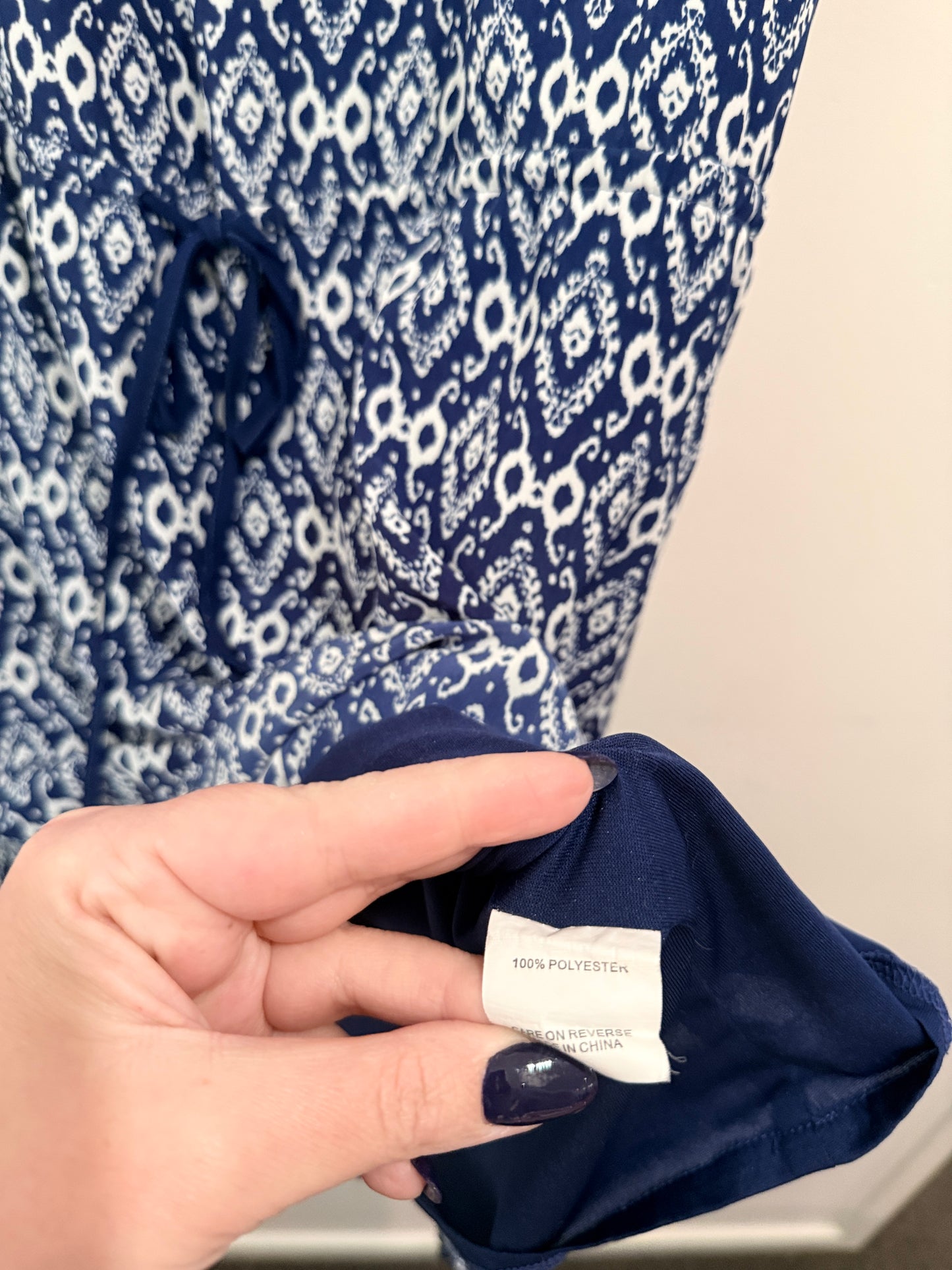 Shanton Patterned Minidress Size 12