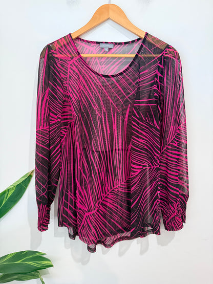 Coco & Belle Abstract Print Top Size S