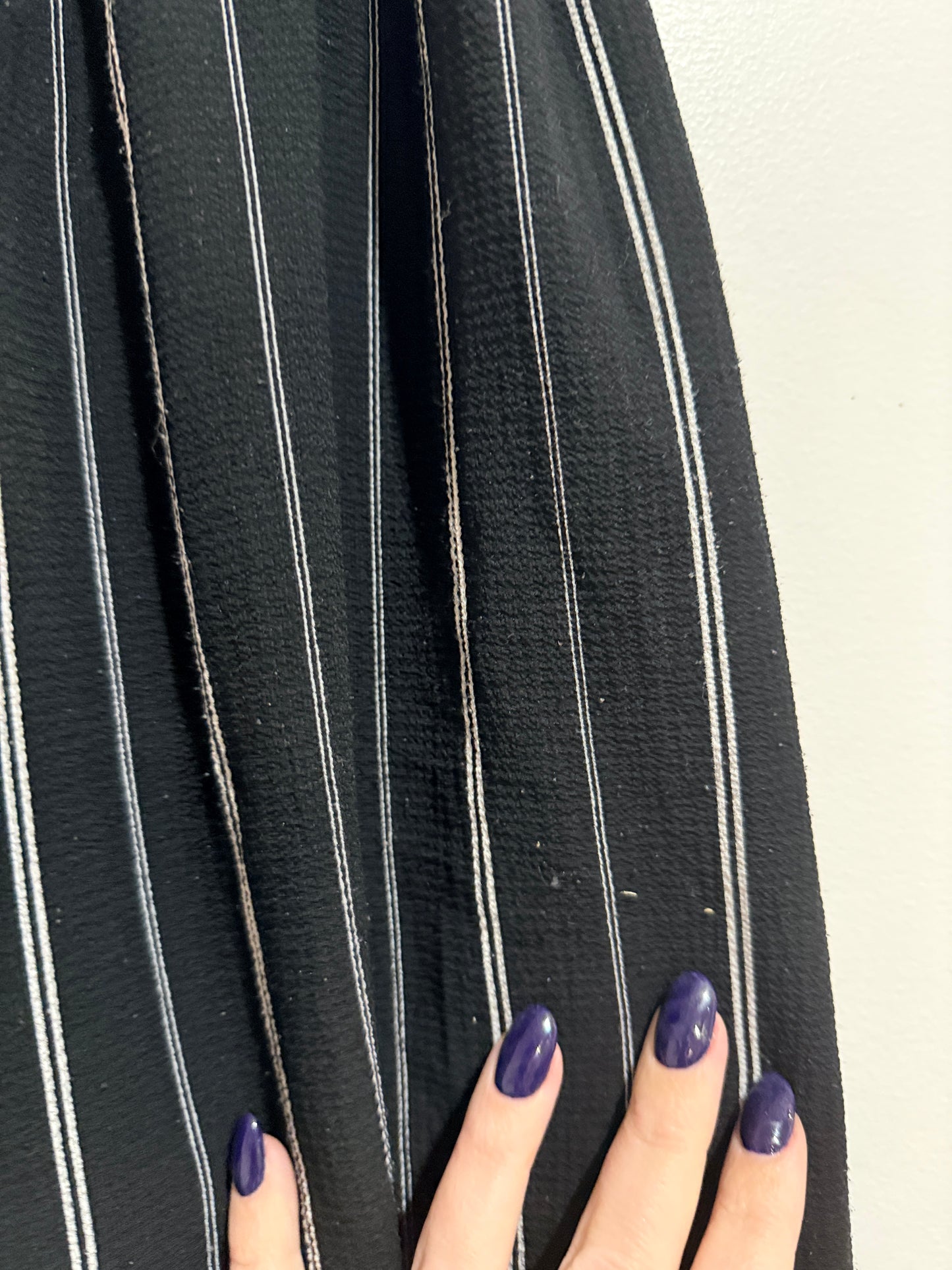 Mirrou Stripe Wide Leg Trousers Size 12