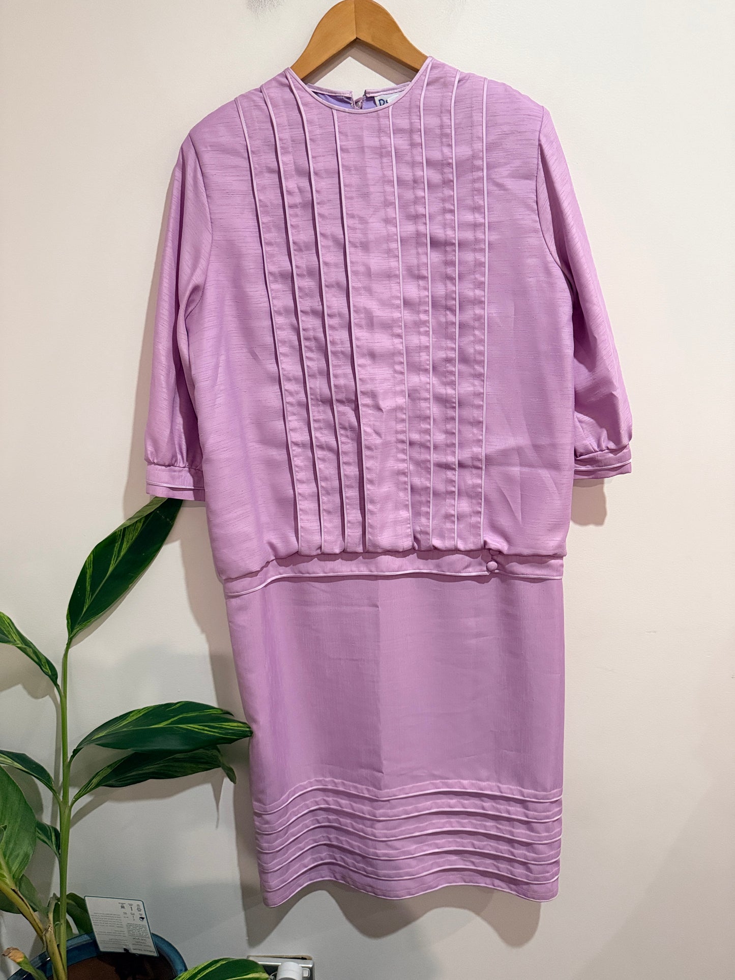 Dagmar (NZ Made) Midi Tunic Dress Size 14 | U/Arm to U/Arm 53cm