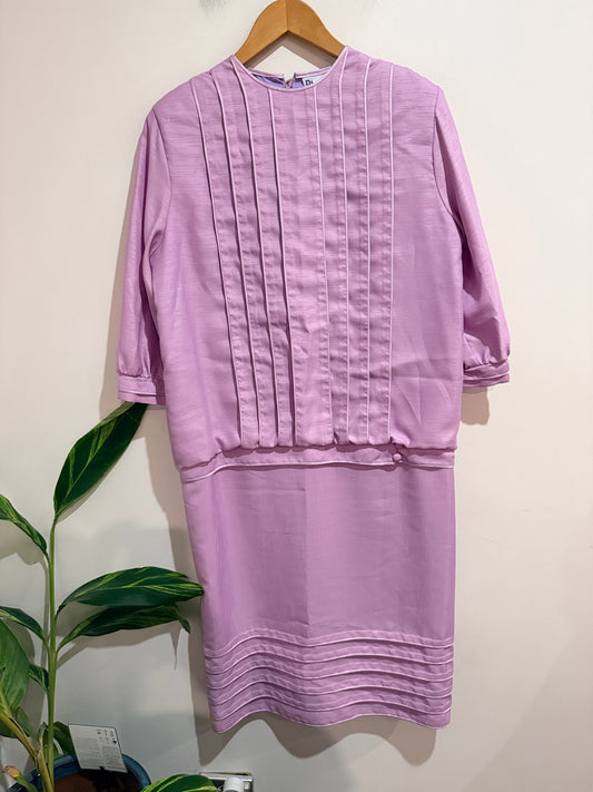 Dagmar (NZ Made) Midi Tunic Dress Size 14 | U/Arm to U/Arm 53cm