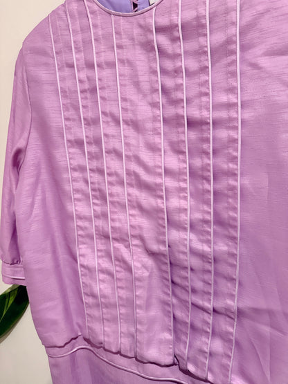 Dagmar (NZ Made) Midi Tunic Dress Size 14 | U/Arm to U/Arm 53cm