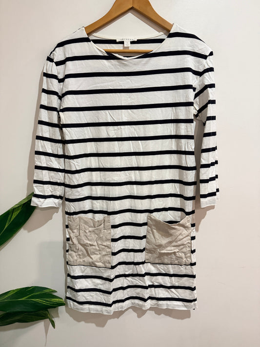 Trenery 3/4 Sleeve Pocket T-shirt Dress Size S