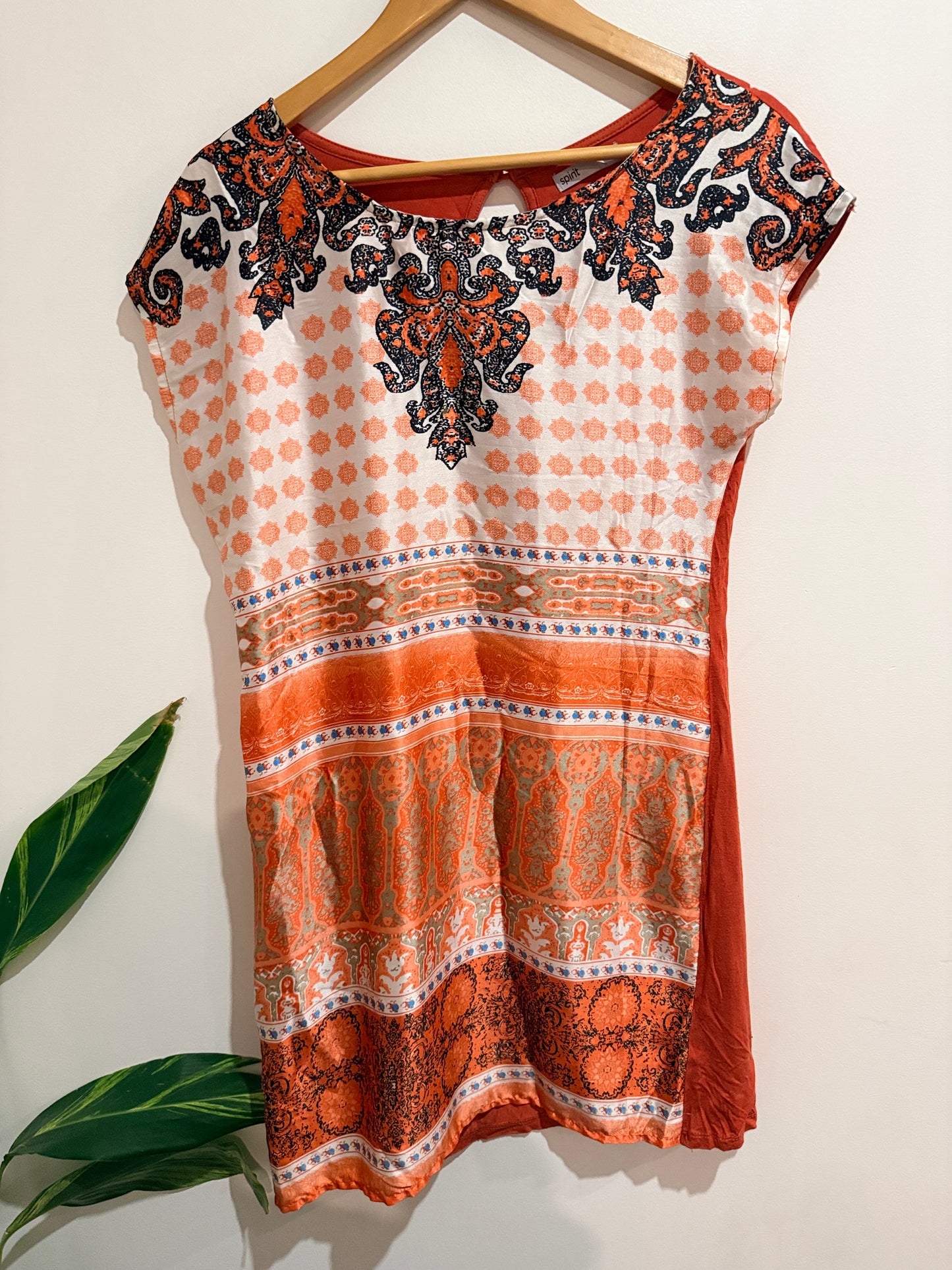 Spirit Cap Sleeve Tunic Top Size 10