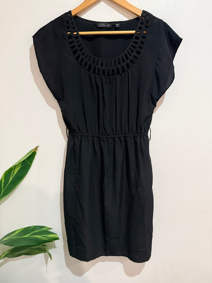 Glassons Cutout Neckline Cinched Waist Dress Size 8