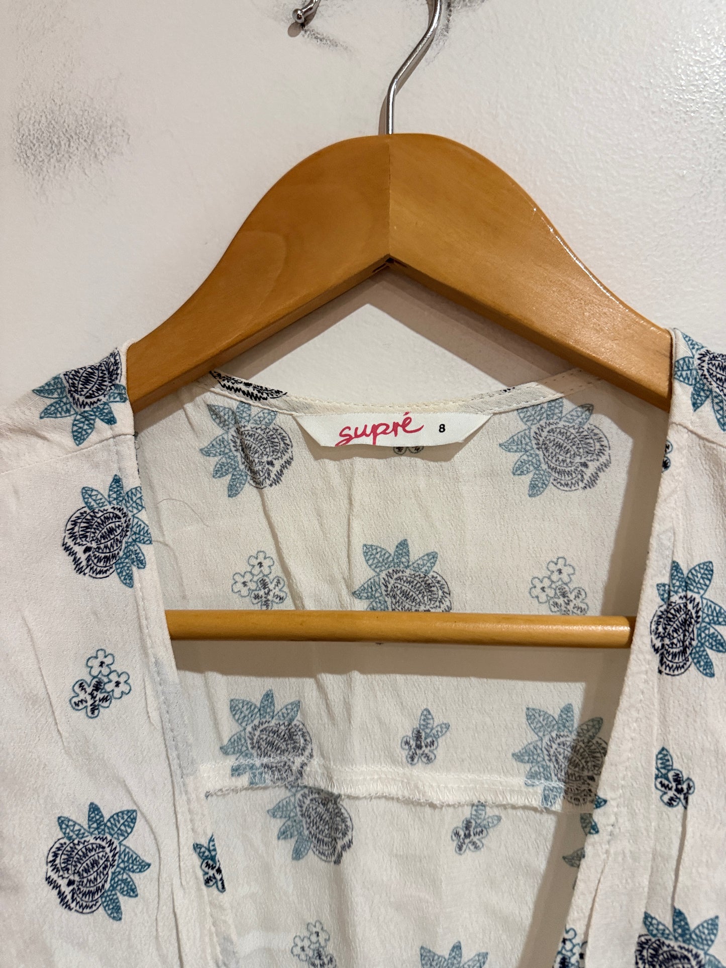 Supré Wrap Front Tie-waist Dress Size 8