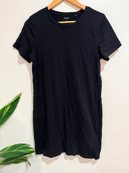 H&H Short Sleeve T-shirt Dress Size S